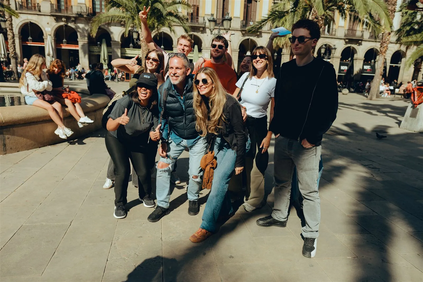Royal Square, one of Barcelona's grandest plazas