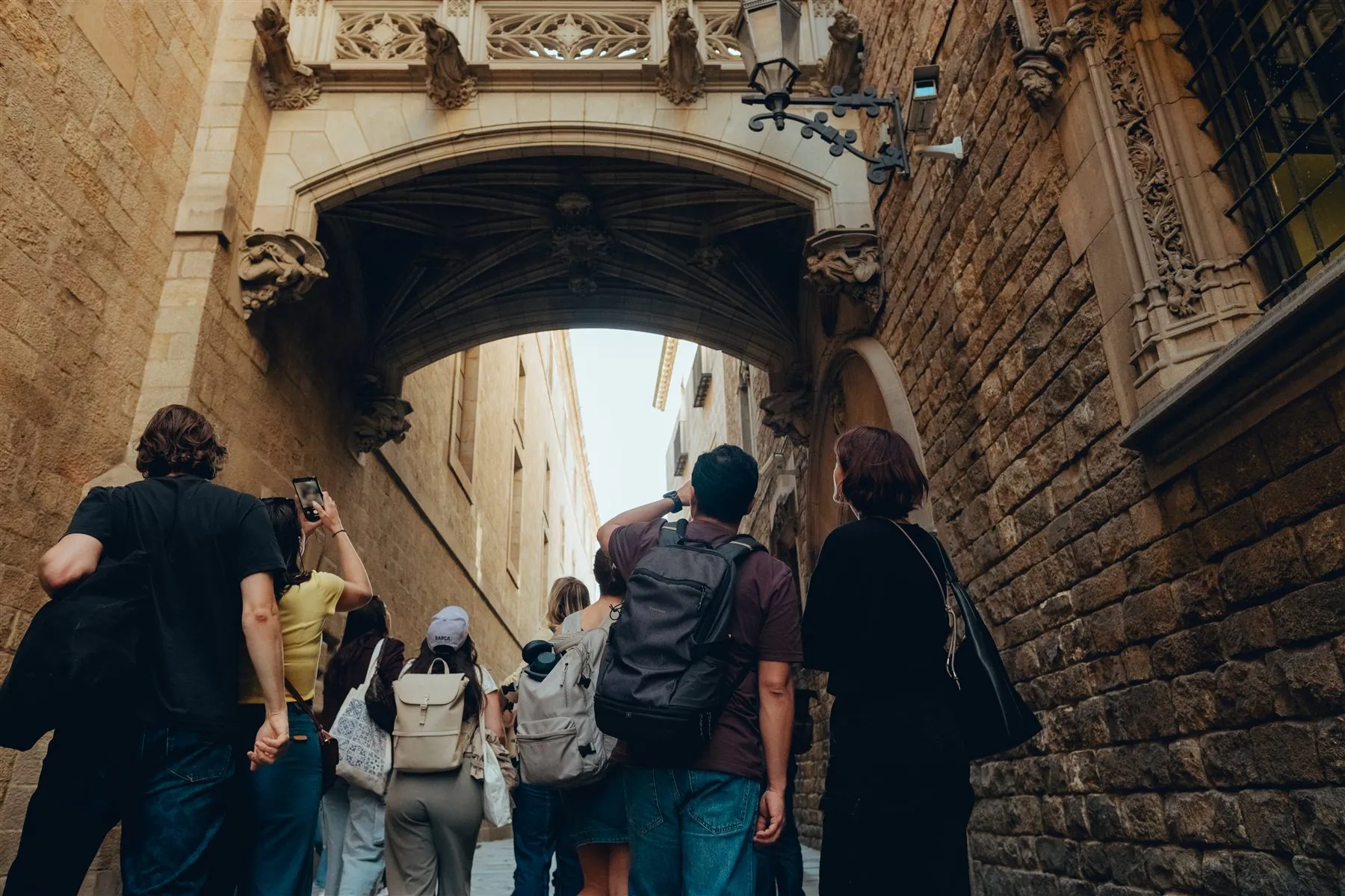 The Bishop's Bridge, an iconic Gothic Quarter landmark